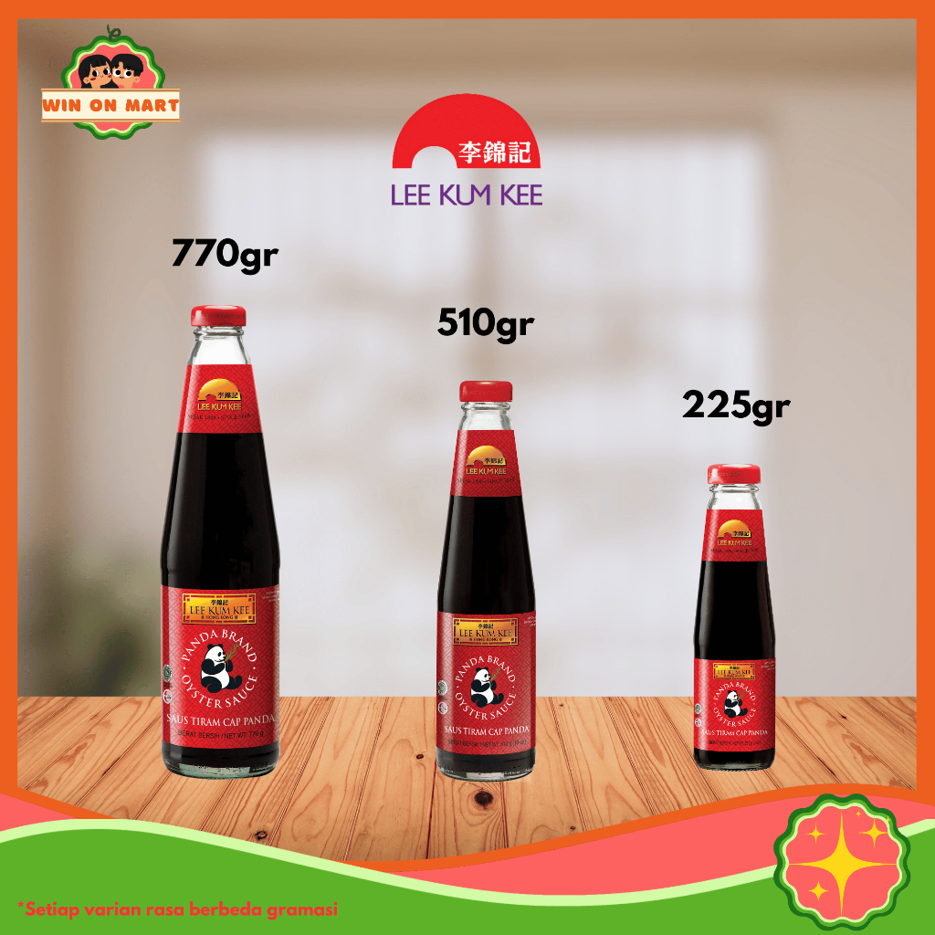 

Saus Tiram | Lee Kum Kee Saus Tiram | 770gr | 510gr | 225gr | Saus Tiram Masak [ Botol Kaca ]