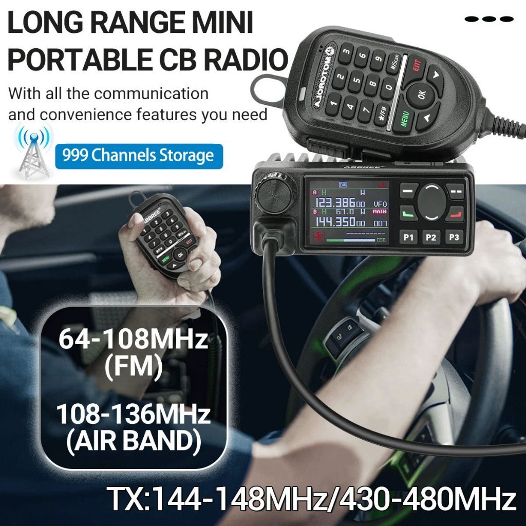 [Berisi Mikrofon] Mobile Radio HT MOTOROLA MT8900 Walkie Talkie 25 Watt JarakPanggilan Maksimum 50KM