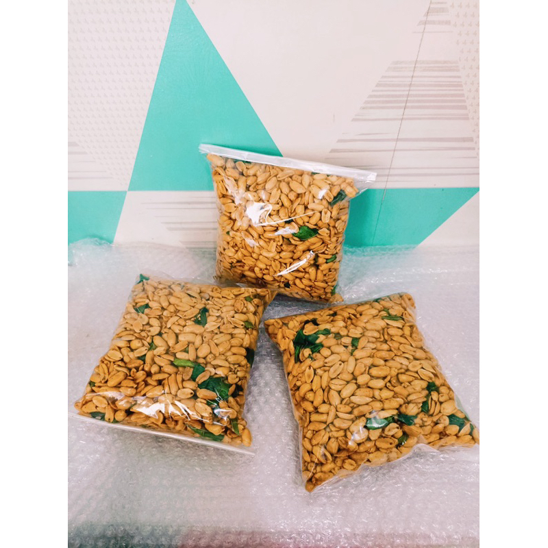 

Kacang bawang aroma daun jeruk gurih renyah 250g snack kiloan murah