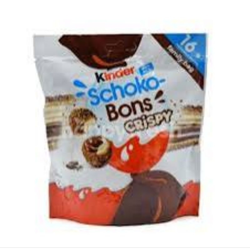 

Cokelat KINDER SCHOKO BON CRISPY ISI 12 [READYSTOCK EXP 12/25] Kinder Mini Chocolate Import Cokelat Original 100% Snack Import Snack Malaysia Kuala Lumpur Ready Stock PO Jastip Malaysia Singapore Trusted Jasa Titip Camilan Snack Luar Negeri