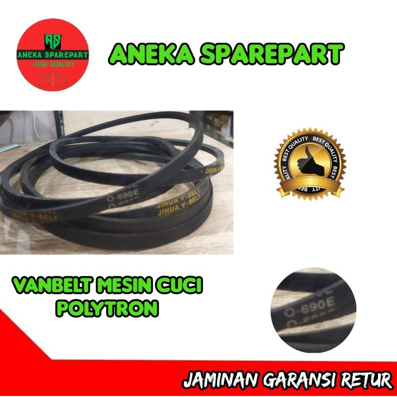 vanbelt mesin cuci polytron,size vanbelt O-690 E
