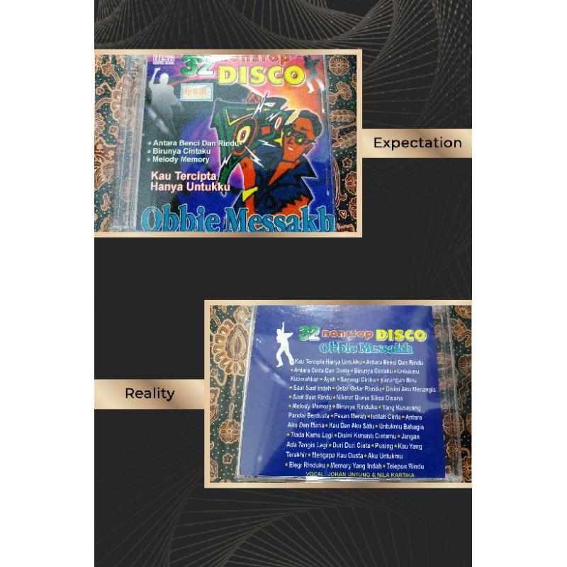 CD audio disco nonstop Obbie Messakh