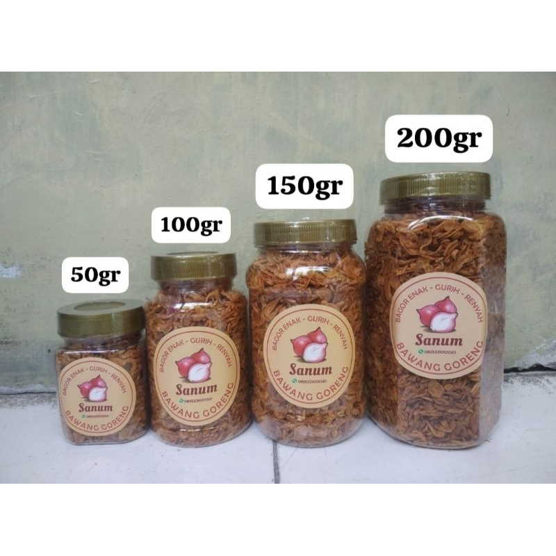 

SANUM BAWANG GORENG TANPA CAMPURAN TEPUNG 100 ORIGINAL BAWANG