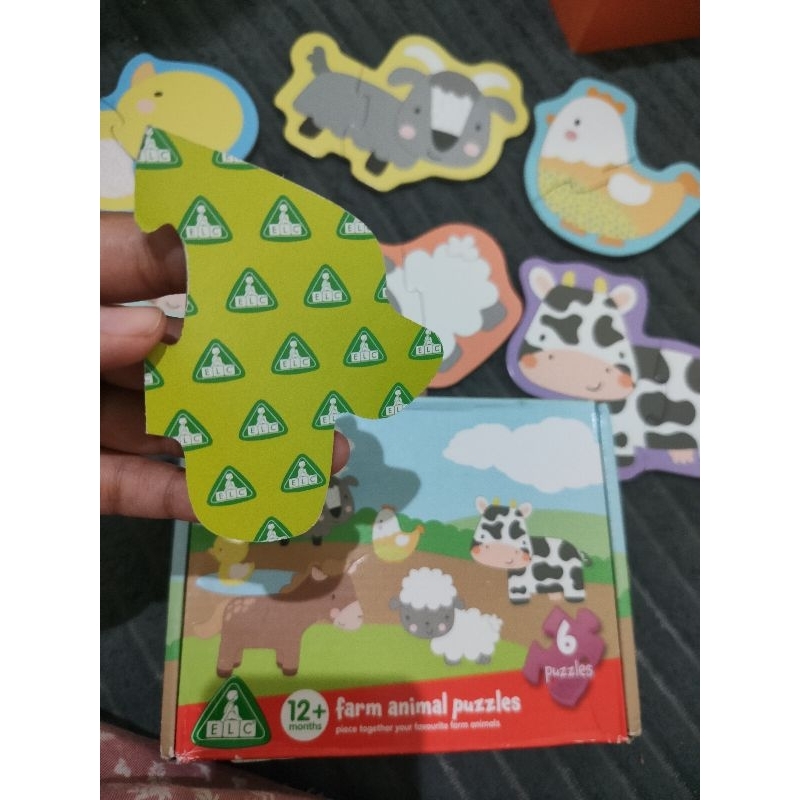 ELC Farm Animal Puzzles preloved