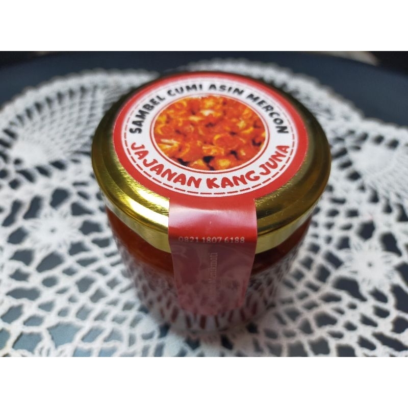 

Chili Oil Kemasan Botol Kaca (100gr)