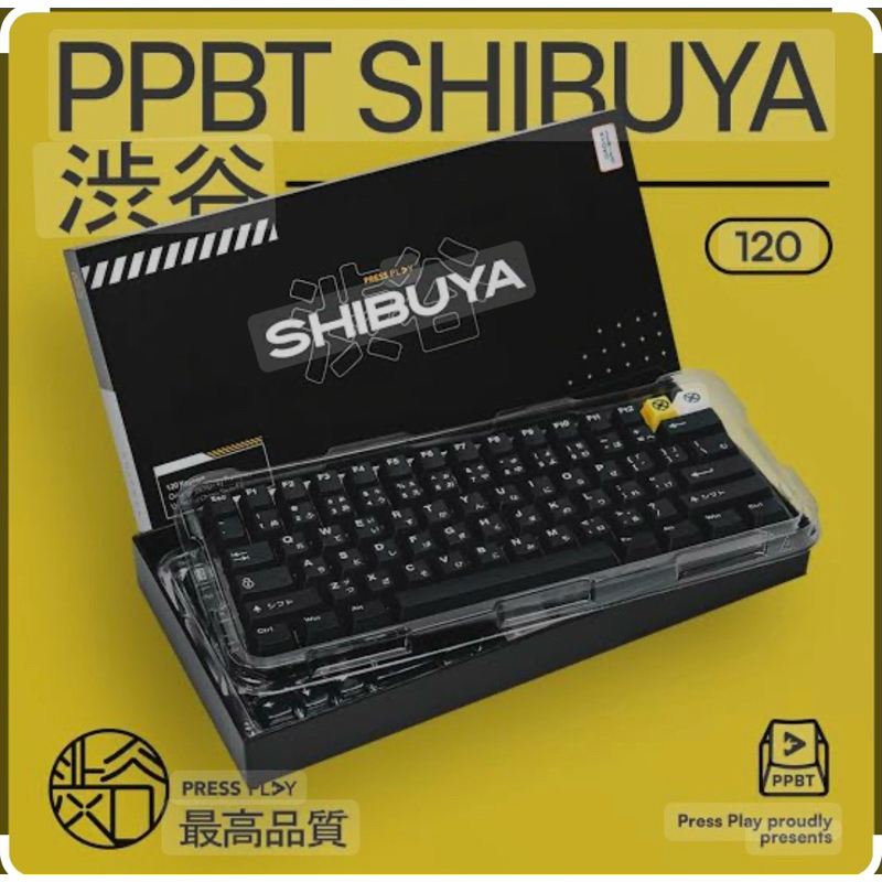 Pressplay Shibuya keycaps fullset bawaan