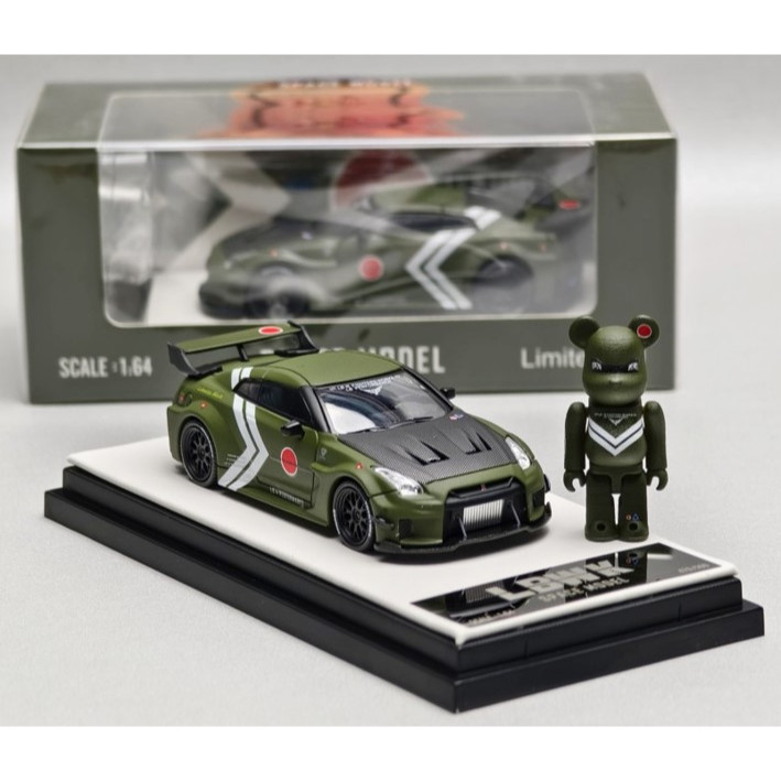 Time Micro x Space Model LBWK Nissan Skyline GT-R R35 3.0 Zero Fighter LB Performance Devil Bear Fig
