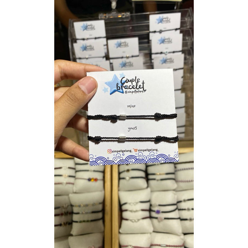 Gelang Couple Tabung/Pasangan 2PCS