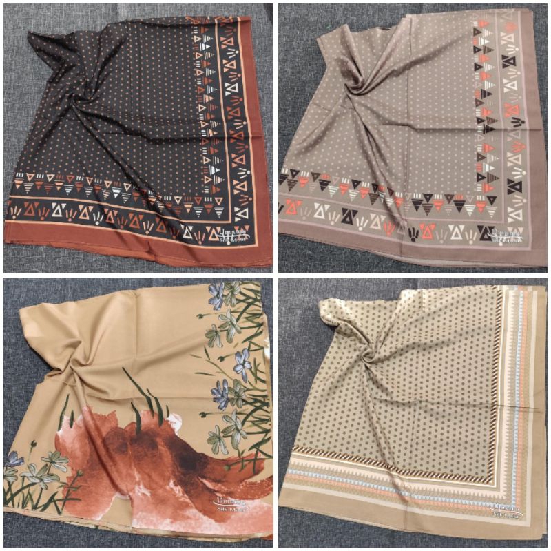 Hijab Segi Empat Umama Silk Olivia
