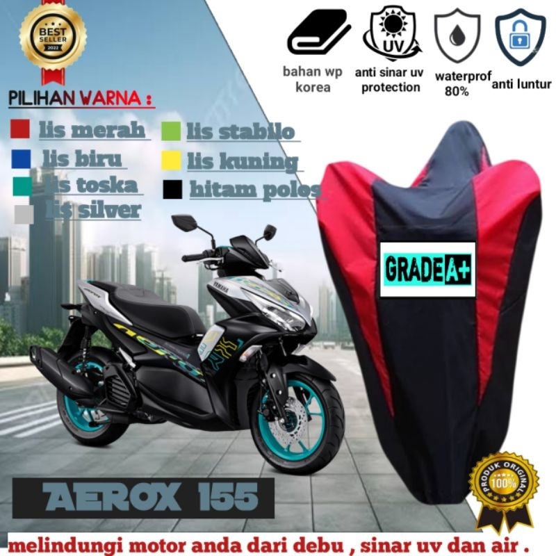 cover/selimut body motor AEROX , AEROX125 , AEROX 155 cover motor anti air waterprof