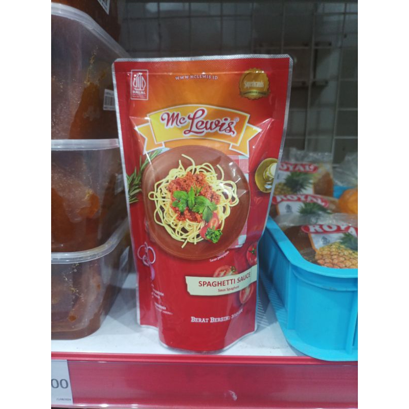 

Mc Lewis Spaghetti Sauce Saus Spagheti 310 Gram