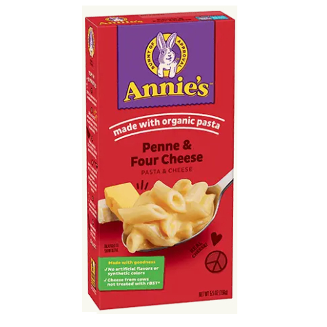 

penne & four cheese annie's 170