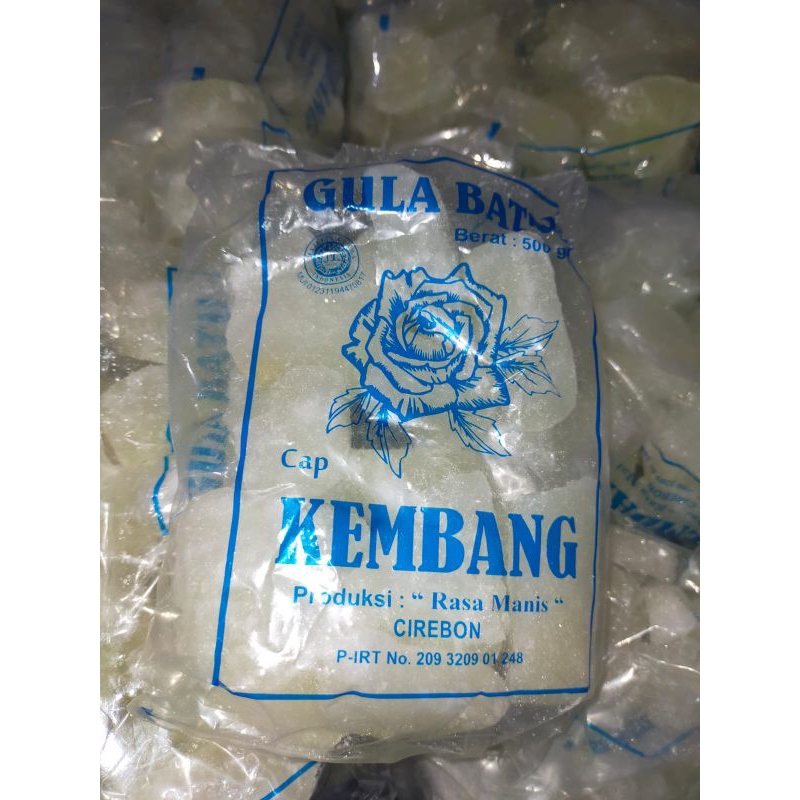 

Gula Batu Putih CAP Kembang Khas Cirebon Berat 1 KG
