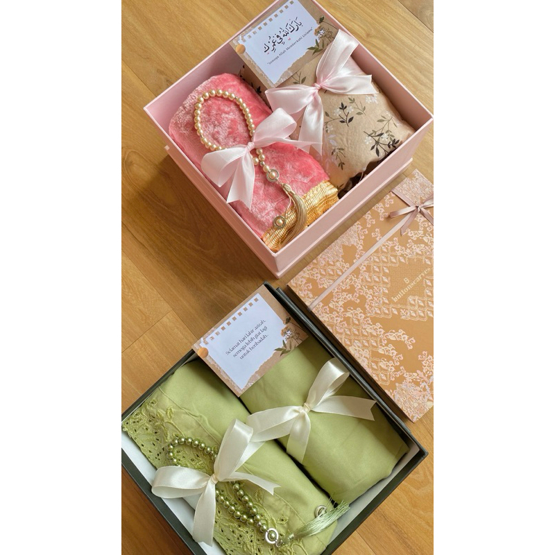 

BIG SALE Hampers Mukena Aesthetic Premium Medan