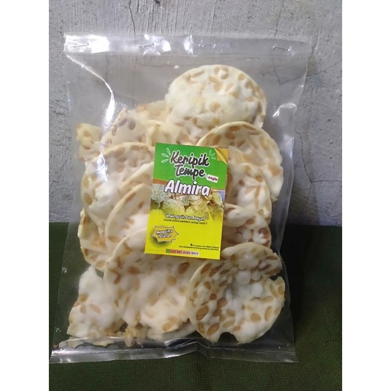 

Keripik Tempe Sagu 100 gr Varian Rasa Original,Balado,pedas