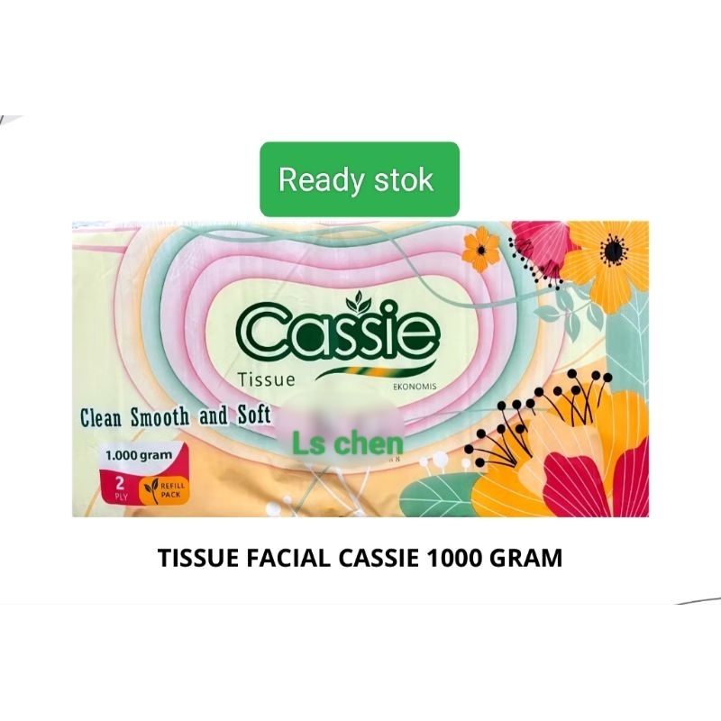Tissue Cassie Kiloan 1000gram /Tisu facial Cassie1000gram / Cassie 1000gram/ Tissue cassie facial  1
