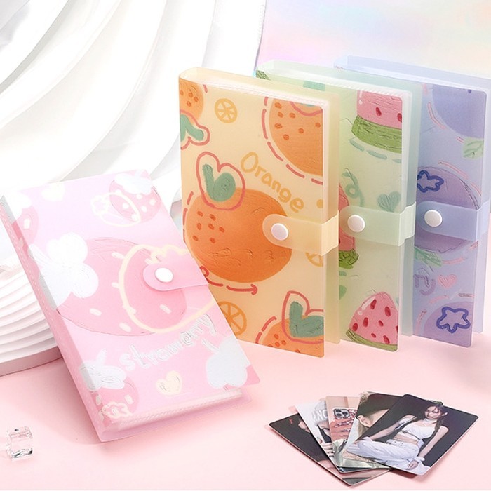 Album Photocard 2R Kolbuk KPOP Idol Pc 120/240 Slot Motif Buah