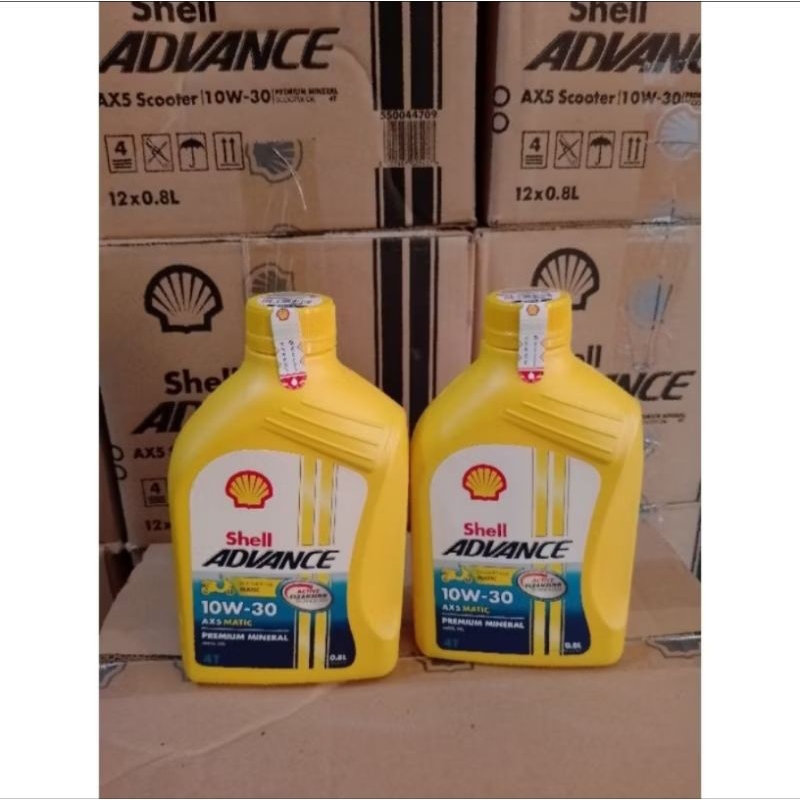 oli Shell harga/ pcs untuk semua jenis motor matic Beat Vario Mio dll