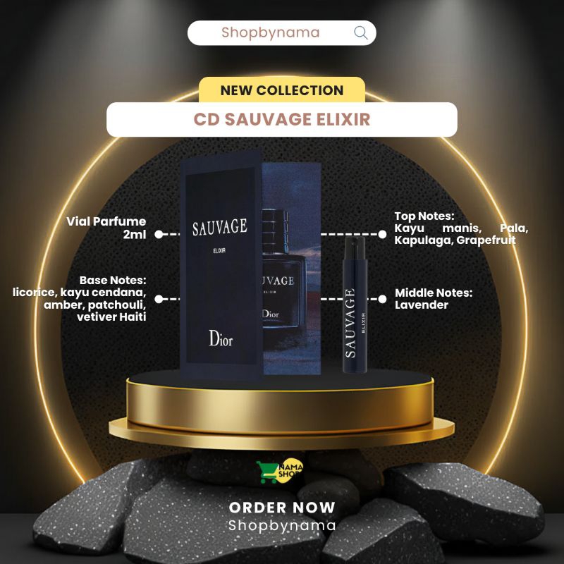 Dior Sauvage Elixir Vial Parfum