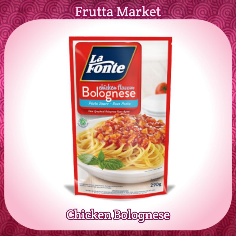 

La Fonte Pasta Saus Chicken Bolognese 290gr