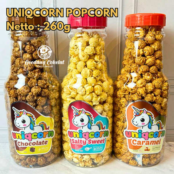 

RB Naraya Uniqcorn Popcorn Big Ball Berondong Jagung Rasa Coklat Caramel Sweet Salty 260g