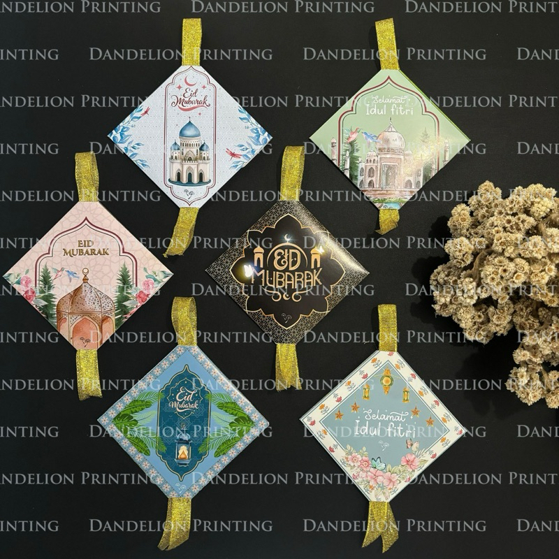 

(6PCS) Amplop Ketupat Series / Amplop Lebaran Idul Fitri 2025 / Amplop Angpau THR Unik