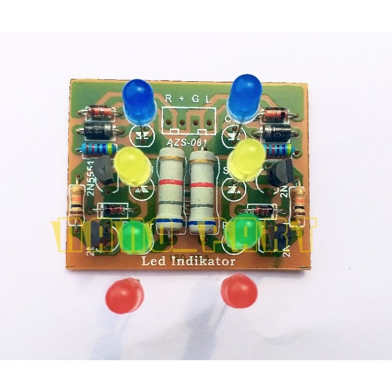 led signal led clip indikato stereo / klip indikator