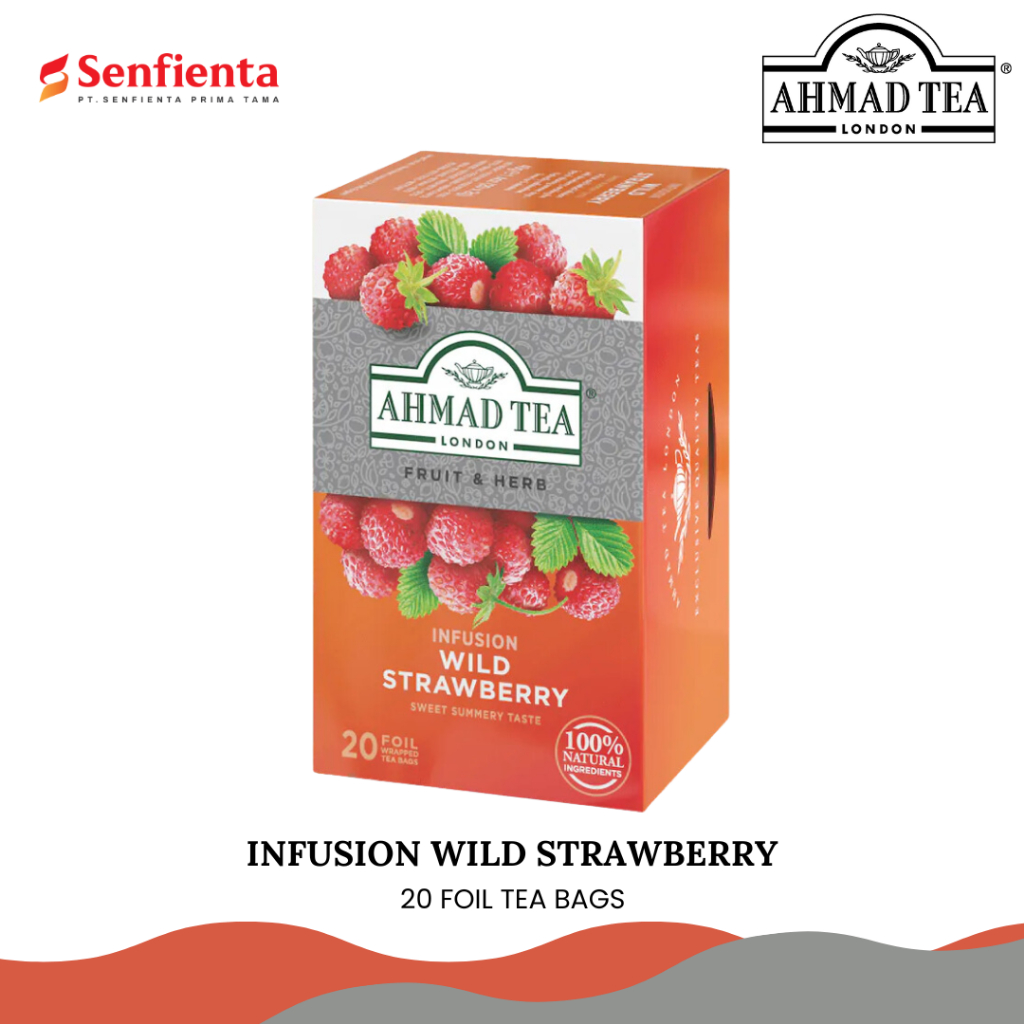

Ahmad Tea Wild Strawberry Infusion 20's - 40 gr