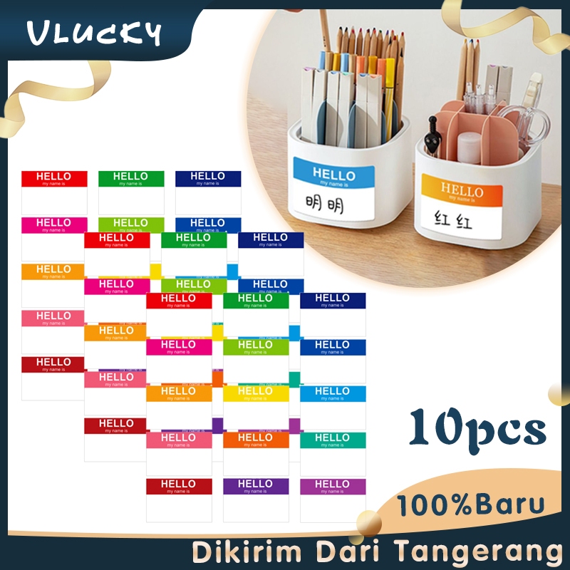 

Stiker Label Hello My Name Is Isi 150 Stiker Grafit Stiker Waterproof