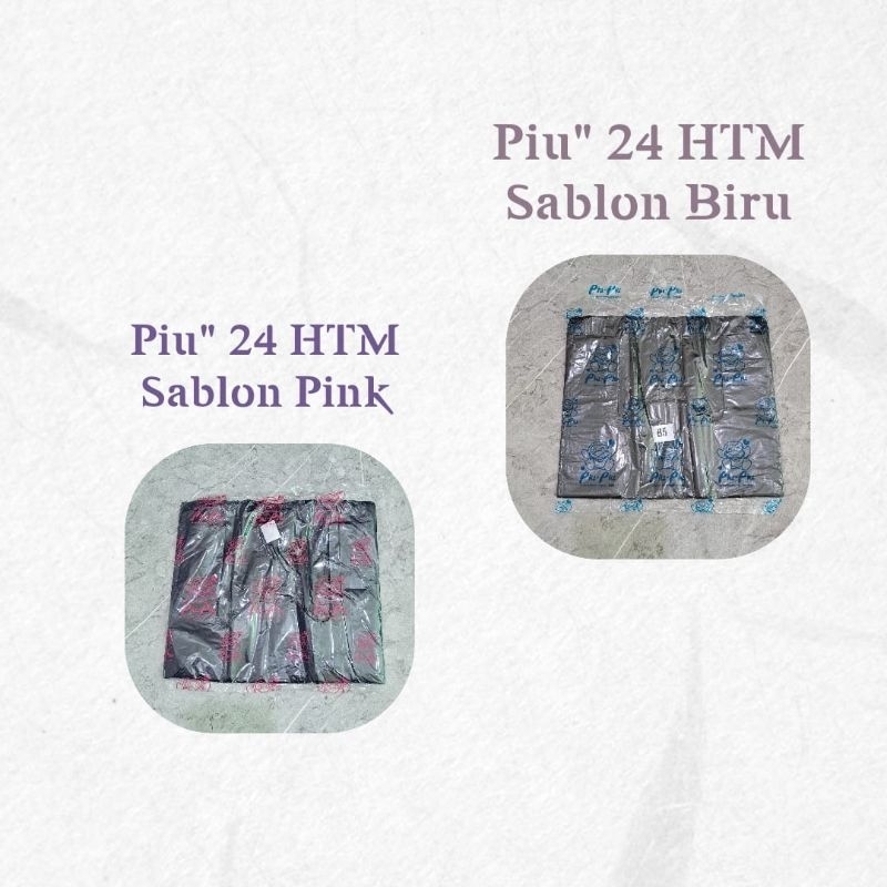 

Kantong Plastik Piu-Piu 24 Hitam