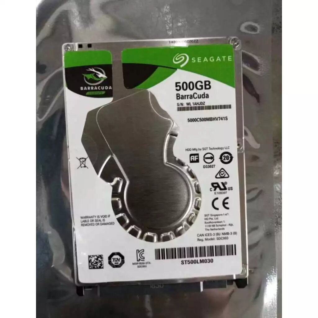 Hardisk 500GB BarraCuda Sata 2,5" Baru HDD 500GB Laptop Notebook PS