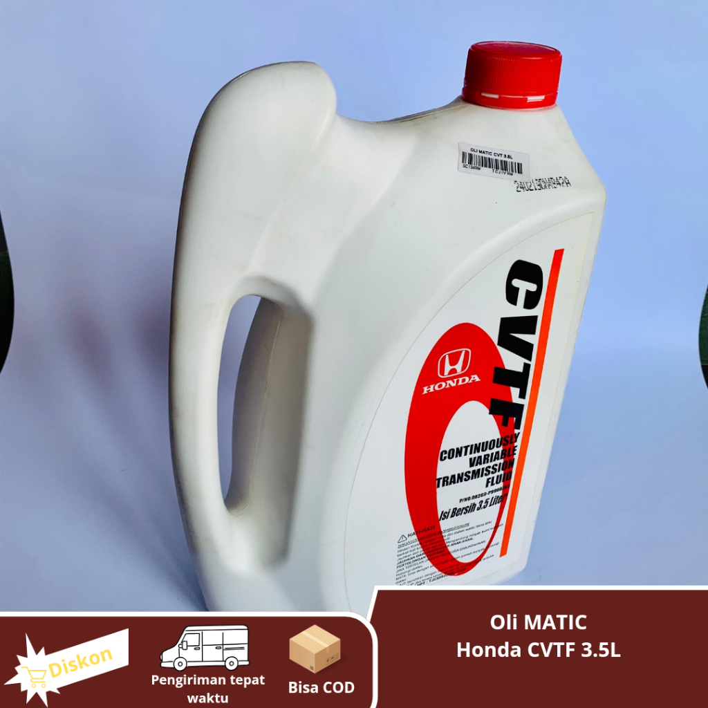 Oli Mobil Honda CVTF Automatic Transmission/Oli Transmisi Matic Honda CVTF 3.5 liter ORIGINAL 100%