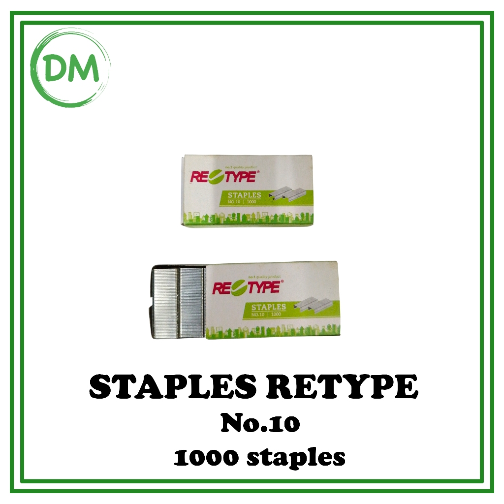 

RE TYPE STAPLES NO. 10 ISI STAPLER