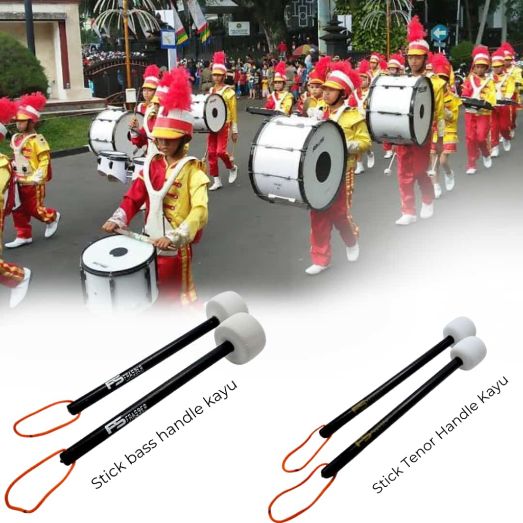 Frasser Stick Stik Bass Drum Band Stik Tenor