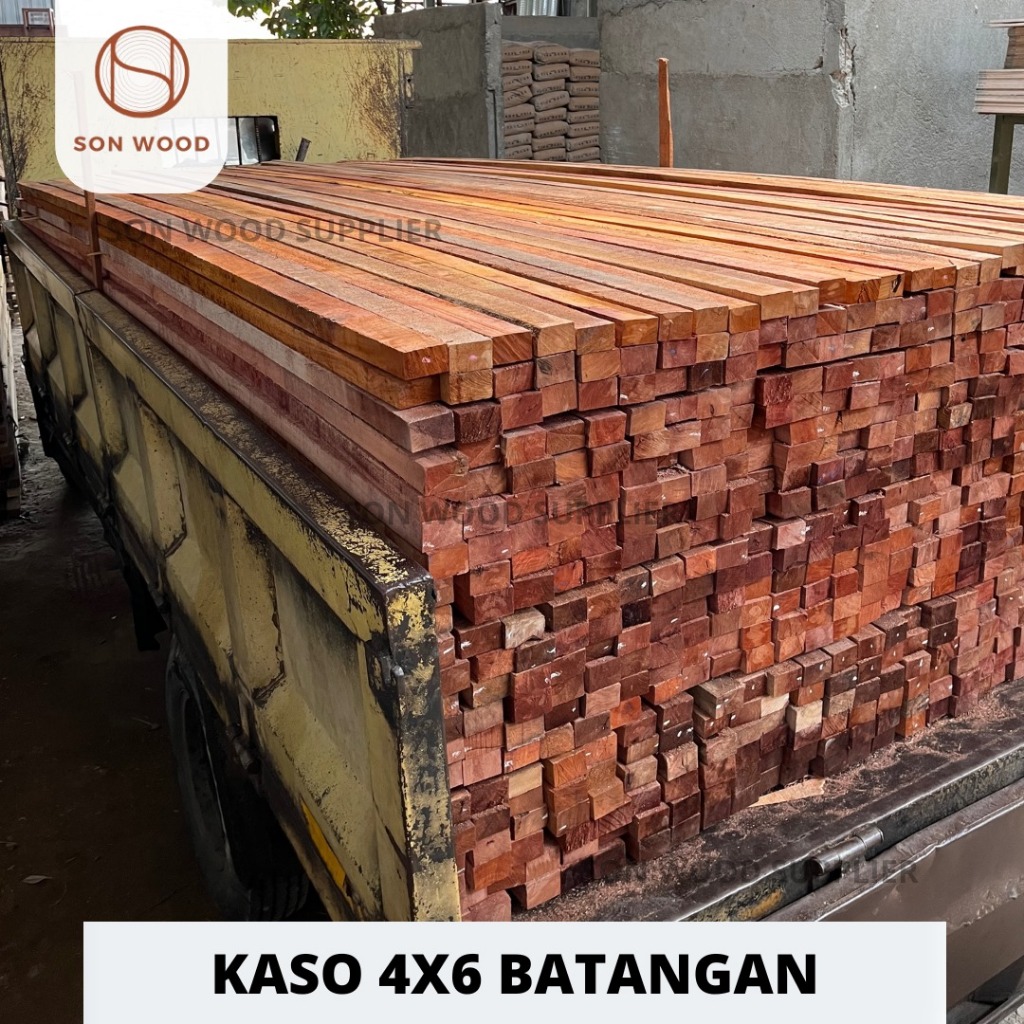 Kayu Kaso 4x6 Meranti Batangan Merah