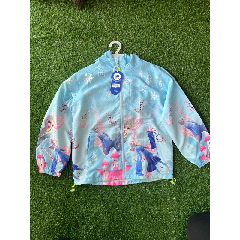 Jaket Anak Karakter Parasut Waterproof Premium/Jaket Zipper Anak
