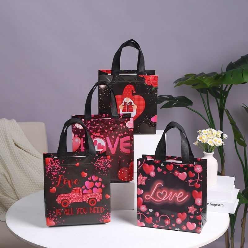 

YOURNEEDSMDN ❤️ PAPER BAG KARAKTER LOVE VALENTINE PREMIUM,TAS KADO ULTAH DAN VALENTINE,GOODIE BAG VALENTINE