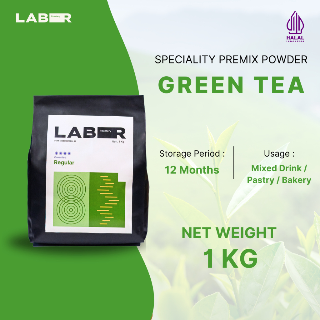 

LABR Bubuk Greentea Regular 1kg dan 500 gram - Premix Powder