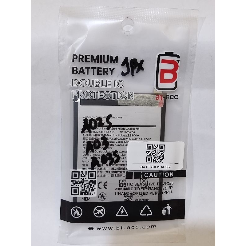 BATERAI SAMSUNG A02S/03/03S DOUBLE POWER/ DOUBLE IC