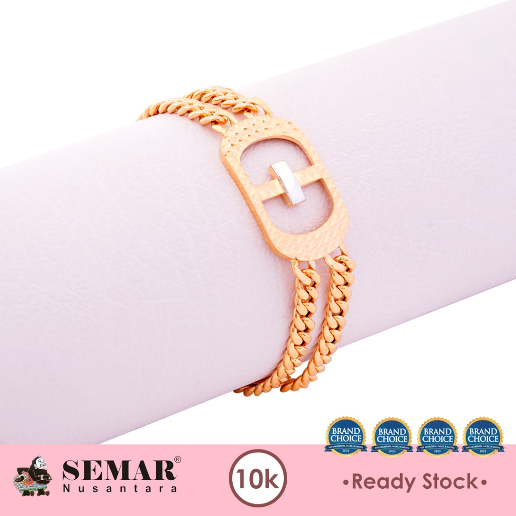 Semar Nusantara Gelang Emas Cemal Bracelet Gold 10K - Original