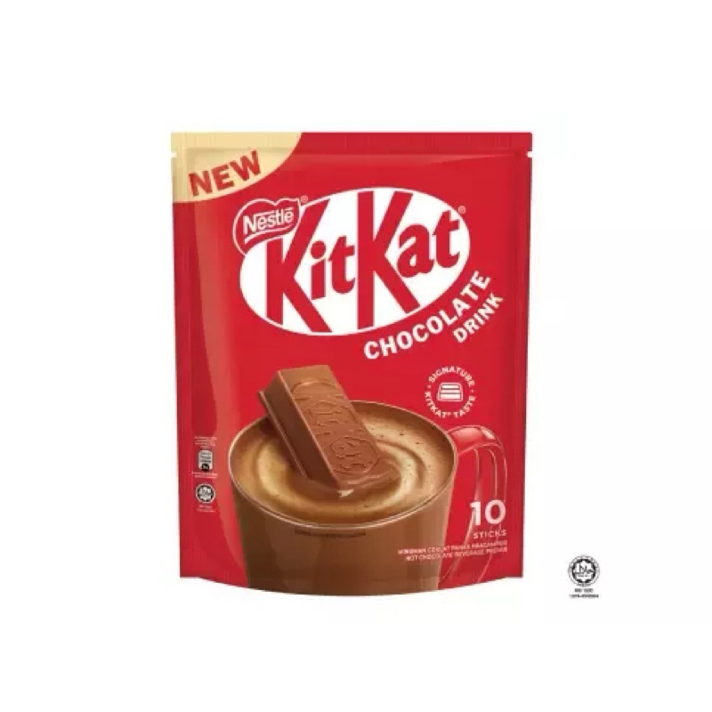 

Nestle Kit Kat Hot Chocolate Premix ~ Minuman Coklat ( 10 x 33g )