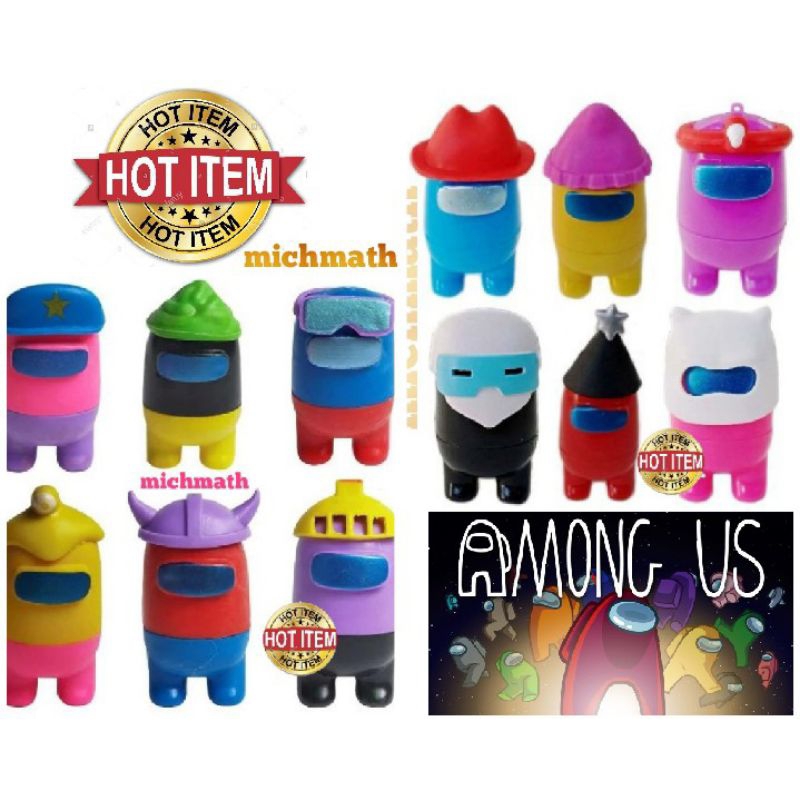 Mainan anak set Figure AMONG US toys figur toy impostor figures