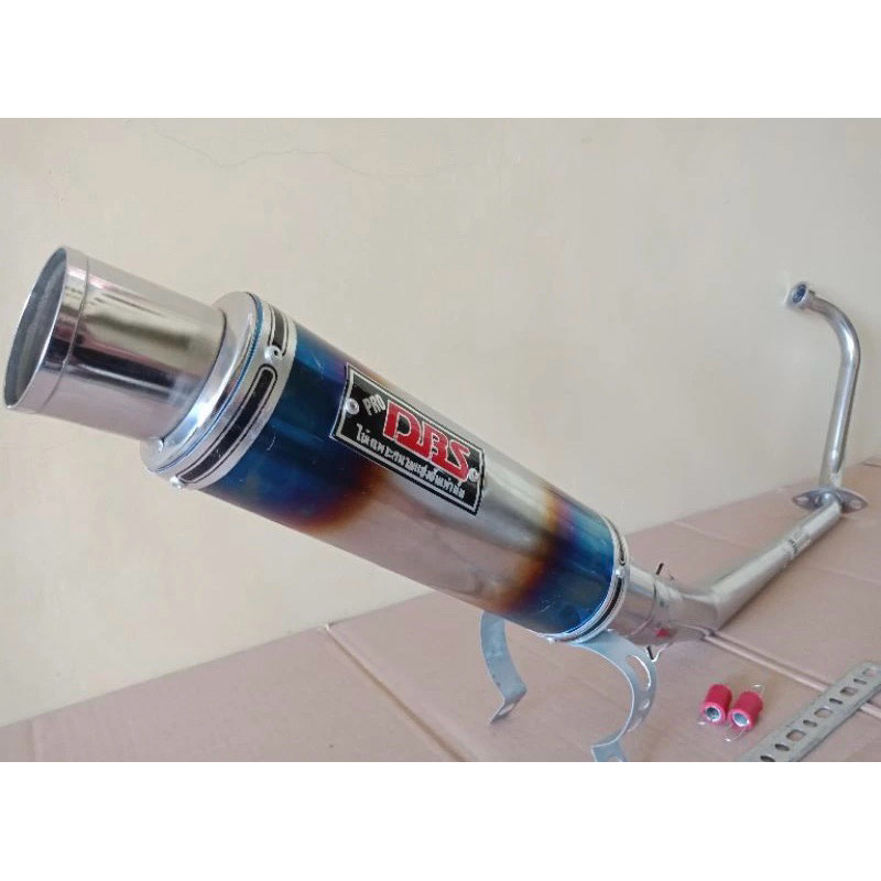 Knalpot Dos Racing untuk motor Satria FU