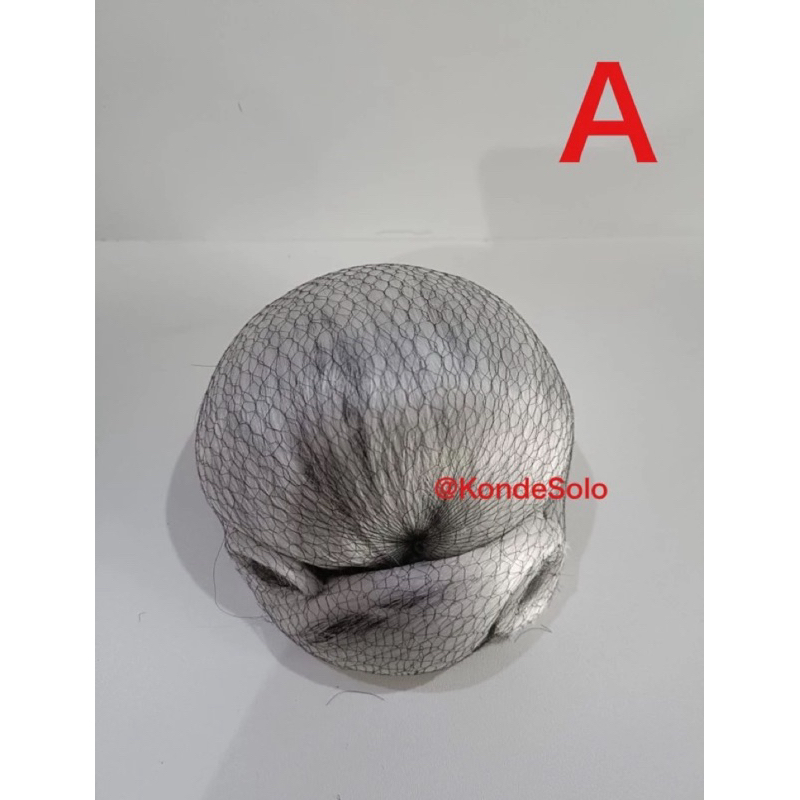 Sanggul Modern Uban Putih