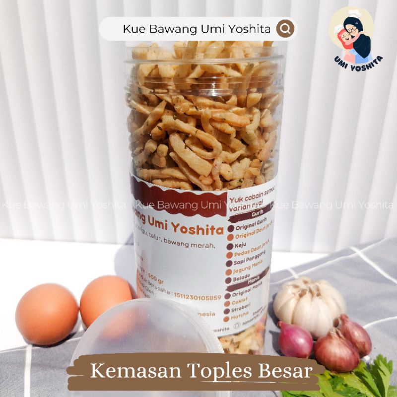 

Kue Bawang Ladrang Umi Yoshita Kemasan Toples Besar Berat 500gr Original Keju Pedas Daun Jeruk Kripik Kerupuk Gurih Enak Kue Kering Lebaran 1 Kg Pedas Viral Jajanan Anak Grosir Lengkap Cemilan Jadul Kiloan Snack Termurah Premium Pack Asin Murah Isi Banyak