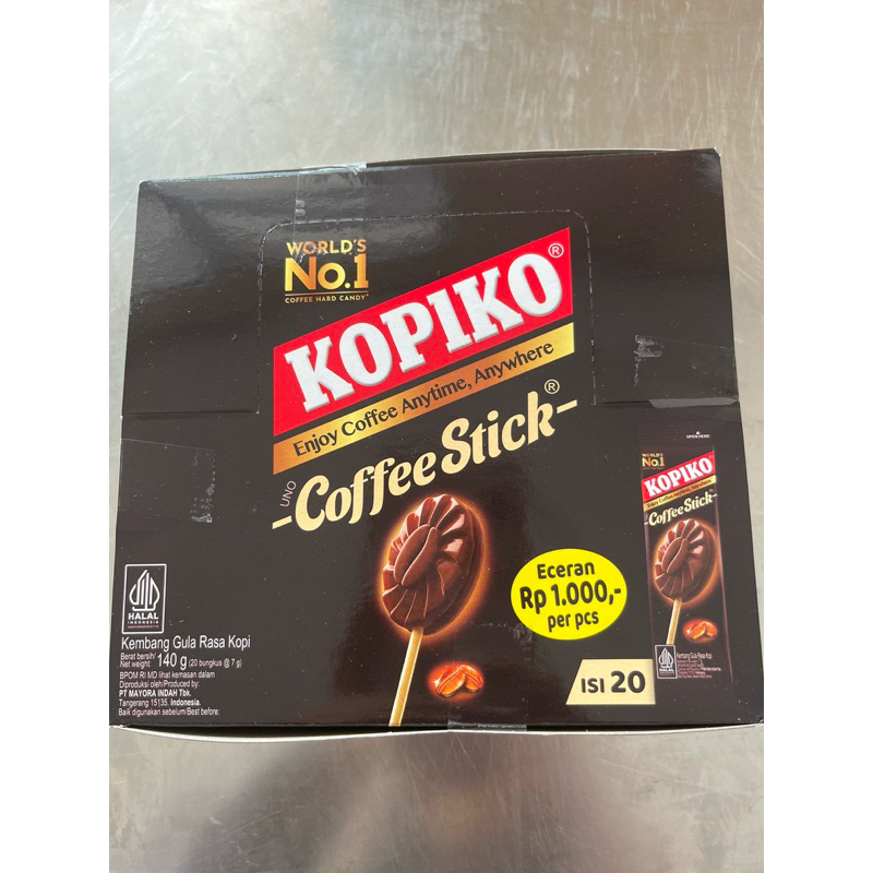 

kopiko coffee stick box