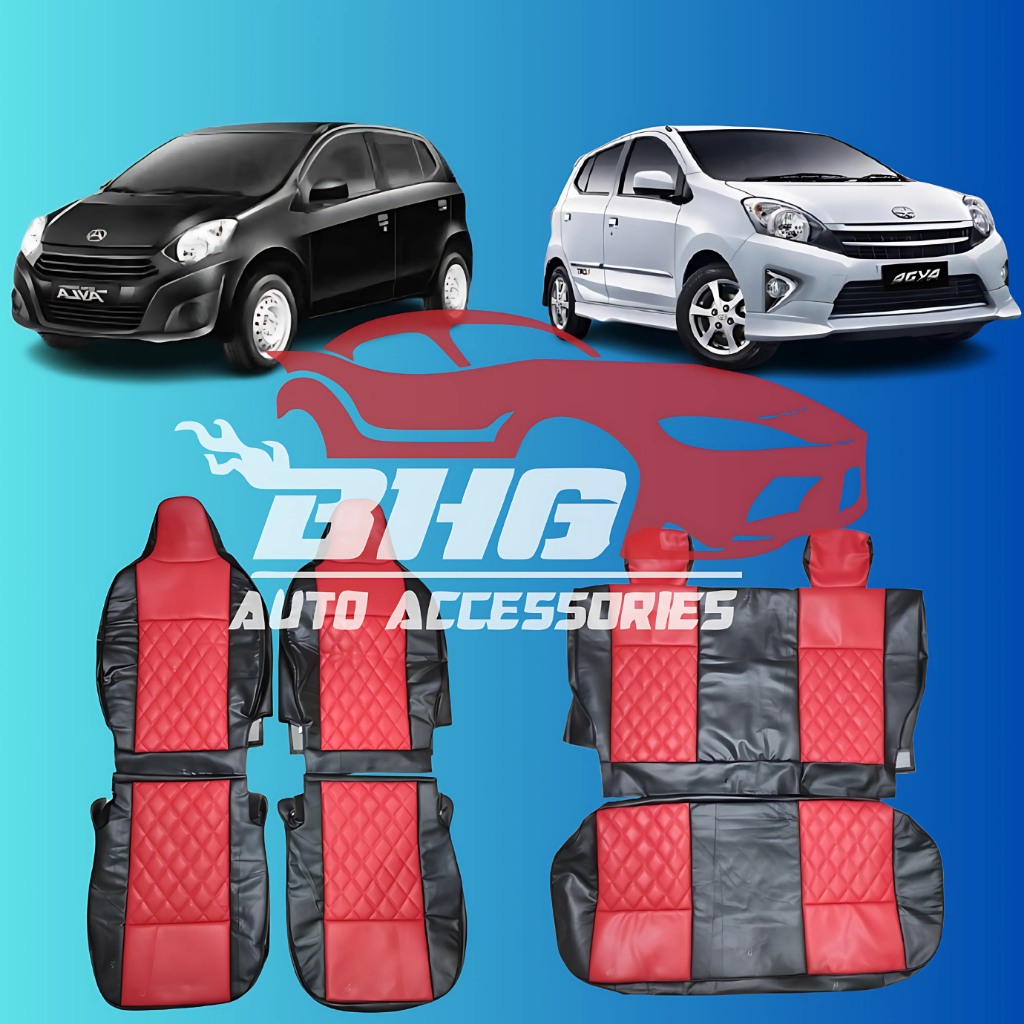 Sarung Jok Mobil I Cover Jok Mobil Ayla Dan Agya thn 2013 sampai 2019 Full Set (Baris 1 dan 2)V39