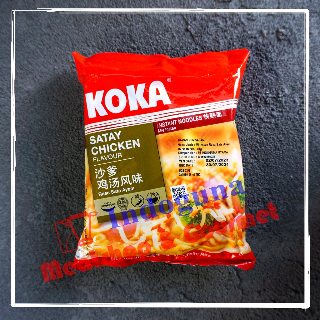 

Koka Mie Instan Instant Noodle Singapore Sungapura 85gr