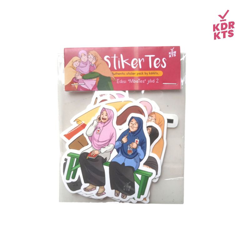

StikerTes edisi "MbaTes" jilid 2 (isi 10 pcs)