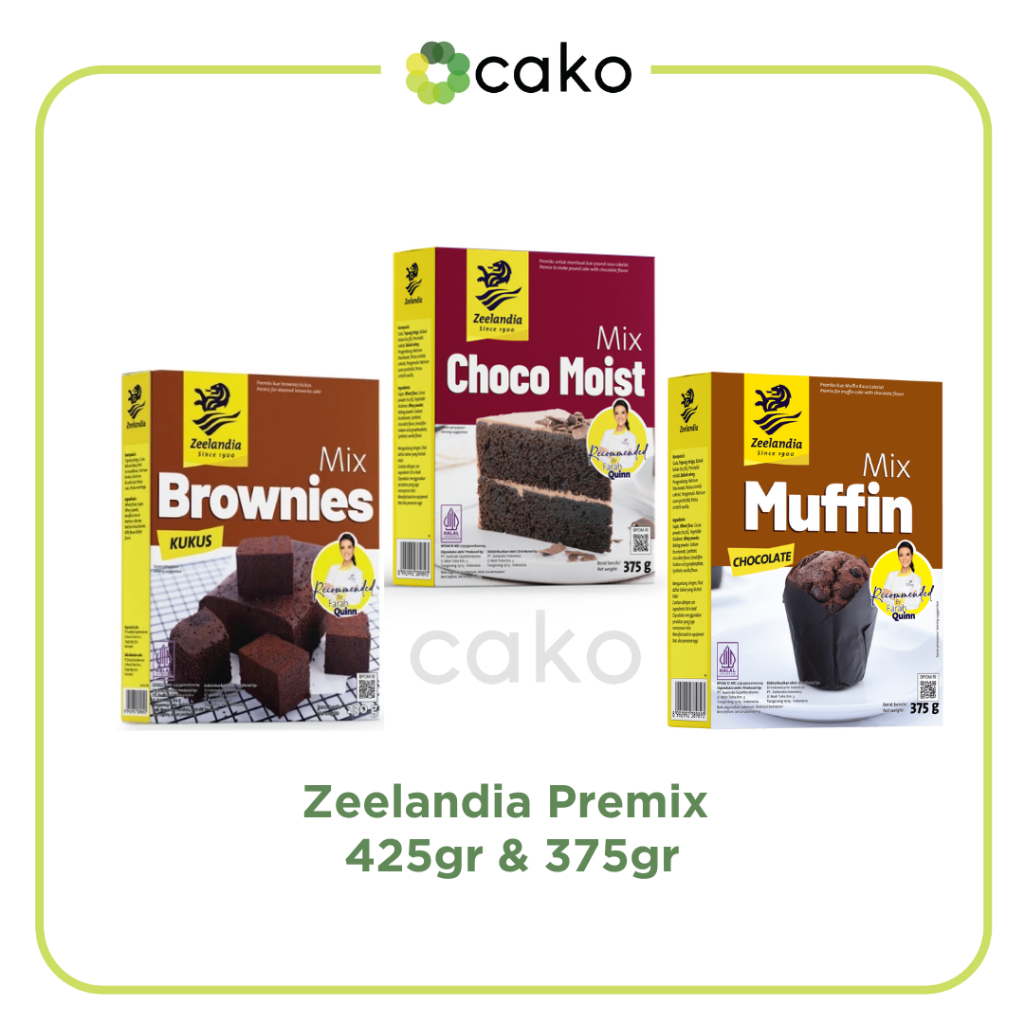 

Tepung Premix Zeelandia / Brownies Kukus Mix / Choco Moist Cake / Muffin Vanilla